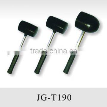 Popular Black Head Rubber Hammer Steel Handle