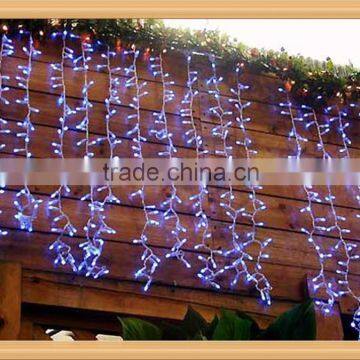 led curtain lights copper wire string UL led christmas light