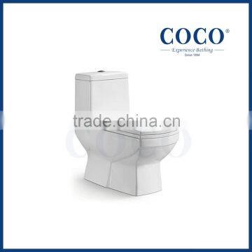 bathroom sanitary ware water saving square shape washdown toilet