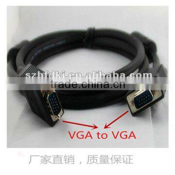 15pin parallel vga cable male to male for computer