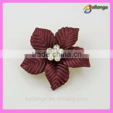 2016 factory cheap flower brooches in bulk wholesale