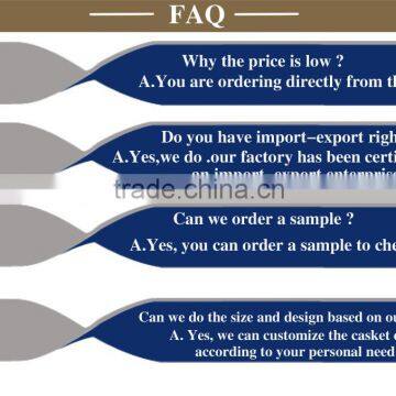 JS-ST250 Funeral Wholesale Metal Caskets Supplier photo-6