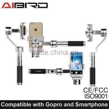 Aibird New Style Vertical Video Mode Stabilizer Gimbal for Smartphones and go Pro