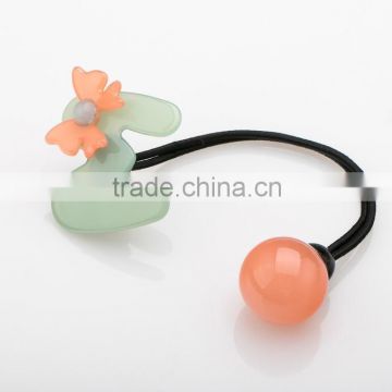 Handmade Kids candy ice cream green cute pink round ball Hair Ties cellulose cartoon letter Hair hats cute Decorative for girls