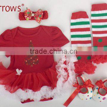Western Girls Outfits 2016 New Years Children Clothing Set Kids Christmas Clothes for Cute Baby Girl photo-3