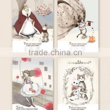 B5 Large Size Cute CAT Diary Book Paper Notebook Wholesale