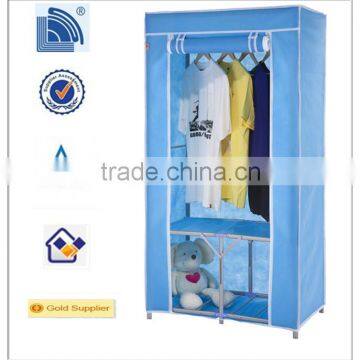 2014 China Manufacture Non-woven Fabric Iron Wardrobe