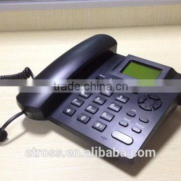 1 Sim card GSM / GPRS desk phone (Quad band 850/900/1800/1900MHZ)