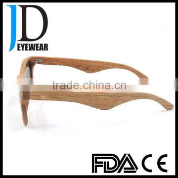 Travel Natural Burned Logo Wood Sunglasses Handmade Hinge Wood Sunglasses