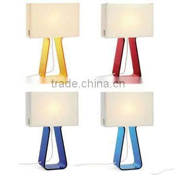 Colored Acrylic desk lamp for living room