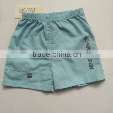 Custom high quality 2016 summer stiped kids boys seersucker shorts beach pants