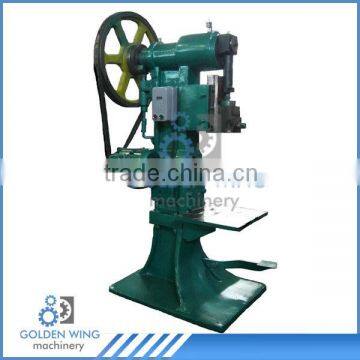 Semi-automatic 1-5 Liters round tin can making production line depressing and flanging machine