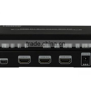 Factory price HDMI switch 2x1 Multi-Viewer With PIP