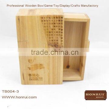 wooden tea box