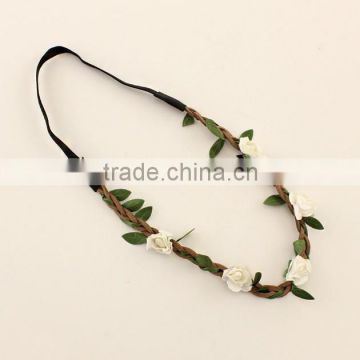 Yiwu BeBillion XL-HB50405 new design wholesale flower elastic hairband fashion elastic head band