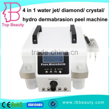 Hydro Dermabrasion 4 In 1 Oxygen Professional Jet Peeling/diamond/crystal Microdermabrasion Skin Care Machine