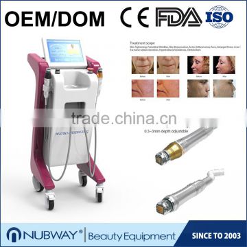 Immediately result foot switch 80W ergonomically designed handpiece microneedling machine for acne treatmnet