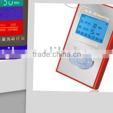 Laser therapeutic apparatus for rhinitis,blood sugar,blood pressure and diabetics (nasal type HY05-A)