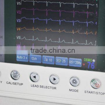 Digital 3-channel Color Electrocardiograph Portable ECG EKG Machine photo-2