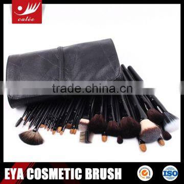 Superior 30pcs professional cosmetic brush set with classic black bag