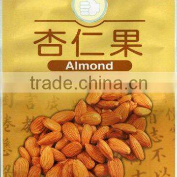 Good as hazel and pine nut, garlic flavored almond food