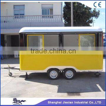 JX-FS400R 4meters long fancy mobile food trailer for sale