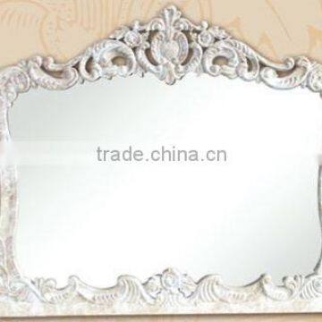 SJ-9189-6 42 1/8x51" large white shell mirror frames