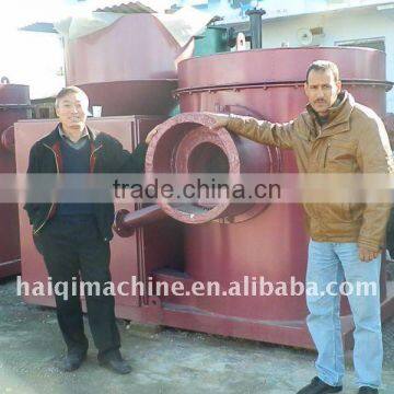 Biomass pellet burner for fuel gas boiler