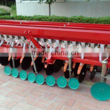 Wheat seeder with fertilizer