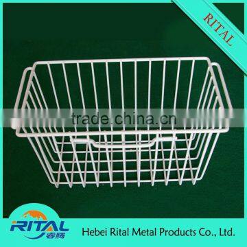 High Qunlity PE Coating Wire Freezer Basket Fridge Basket