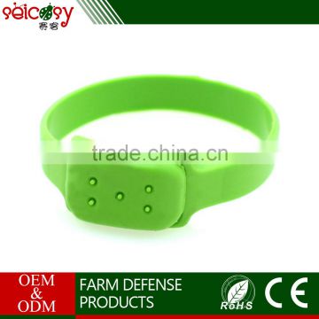 2016 New silicone wear durability anti mosquito wristband