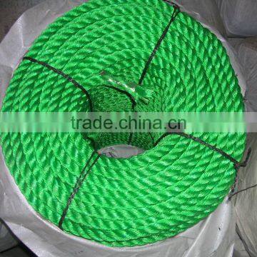 Virgin synthetic pe nylon twisted rope