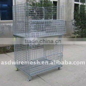 wire rolling storage cage