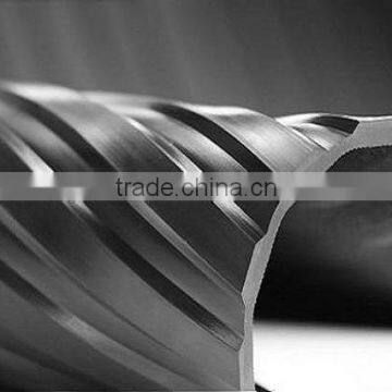 Black broad ribbed rubber matting