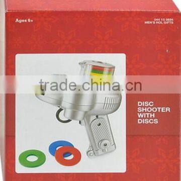 disc shooter with discs ,usa 2*AAA battery