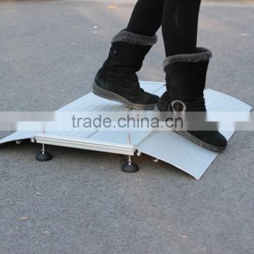 Customized design lightweight aluminium alloy folding wheelchair ramp