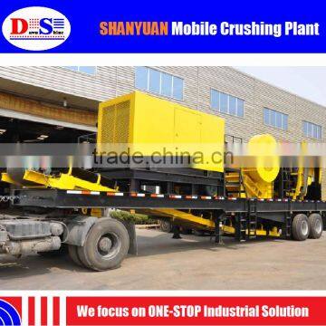 Mobile Crushing Plant Jaw Impact Cone Crusher Good Price for Sale photo-2