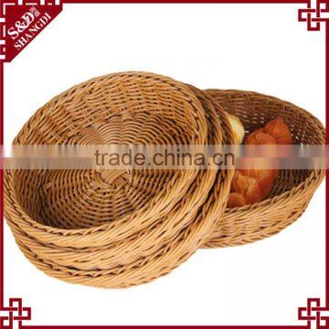 S&D Eco-friendly decorative designl rattan material fruit basket cheap wicker baskets