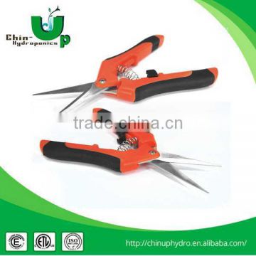 2016 sharp mini weed and leaves scissor /hydroponics durable branch cutting tool