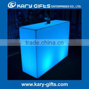 Rank TOP Bar Furniture LED High Bar Table Battery Operated Color Changing Led Bar Table