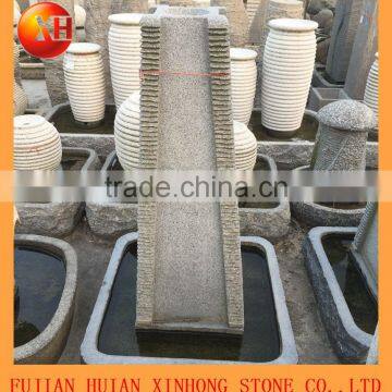 Column Granite Stone Water Fountain photo-3