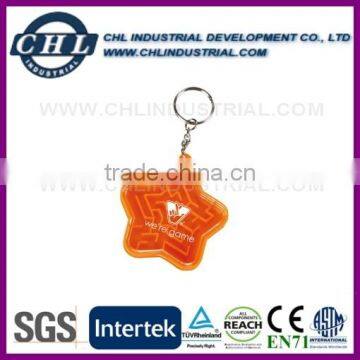 Plastic factory wholesale keychain labyrinth