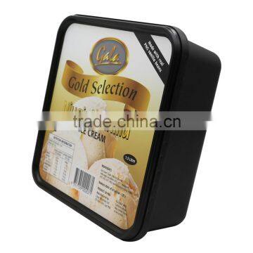 Plastic Ice Cream Packaging Design,Tamper Evident Ice Cream Plastic Container Square Packaging photo-5