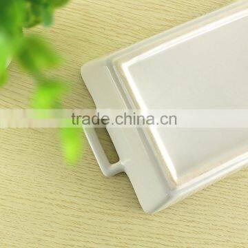 China Factory Suppliers Custom Dinnerware Ceramic Food Serving Tray photo-5