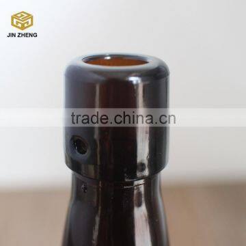 Hermetic Brown Color Glass Material Bottle , Glass Beverage Bottle With Clip Top photo-6