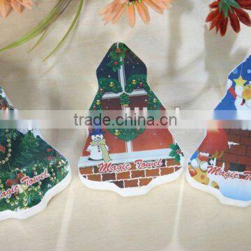 Christmas tree compressed towel for gifts