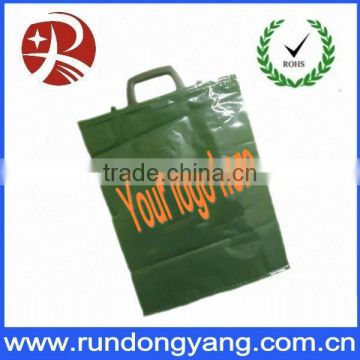 Favorable price plastic handle tote bag with colour printed