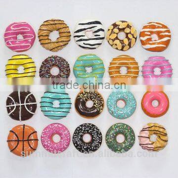 Colorful Resin 3d donut magnet resin fridge magnets