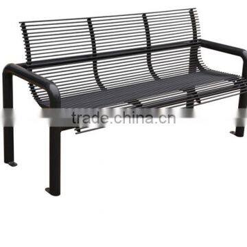 Street Outdoor Steel Seating Bench photo-3