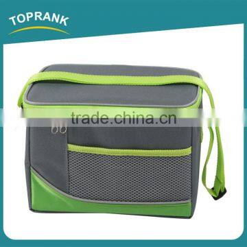 Toprank High Quality Outdoor Promotional Cheap Ball Shape 600D Insulated 6 Can Lunch Cooler Bag With Zipper photo-3